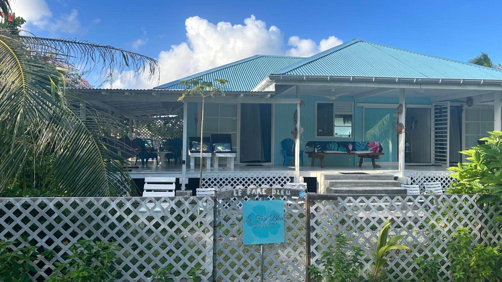 Le Fare Bleu Tiputa Rangiroa Appartement Buitenkant foto