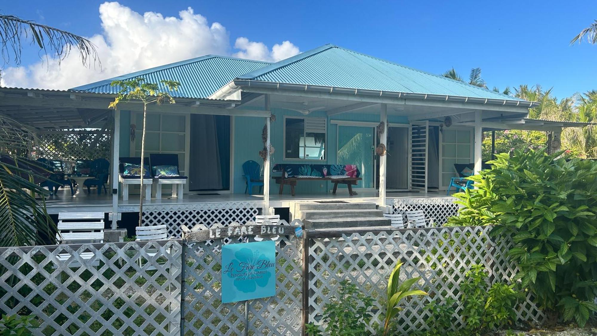 Le Fare Bleu Tiputa Rangiroa Appartement Buitenkant foto