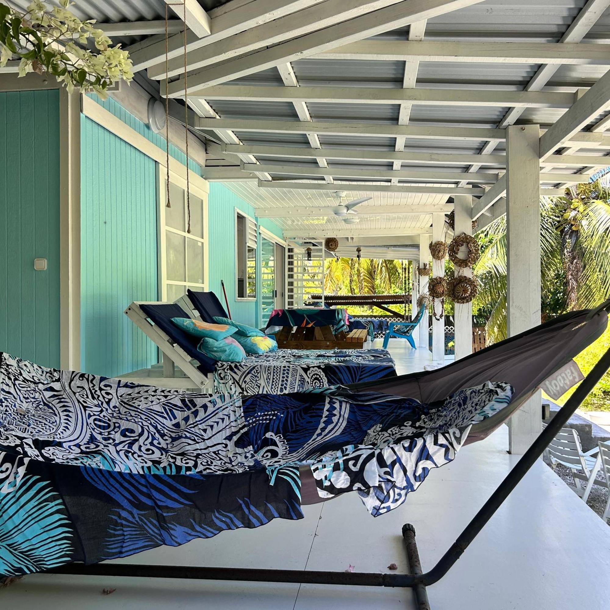 Le Fare Bleu Tiputa Rangiroa Appartement Buitenkant foto